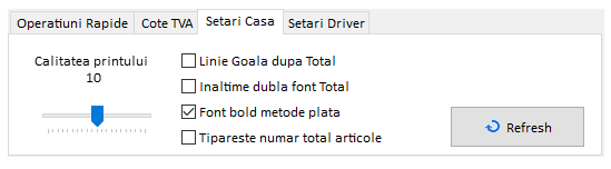 setari printare bon datecs